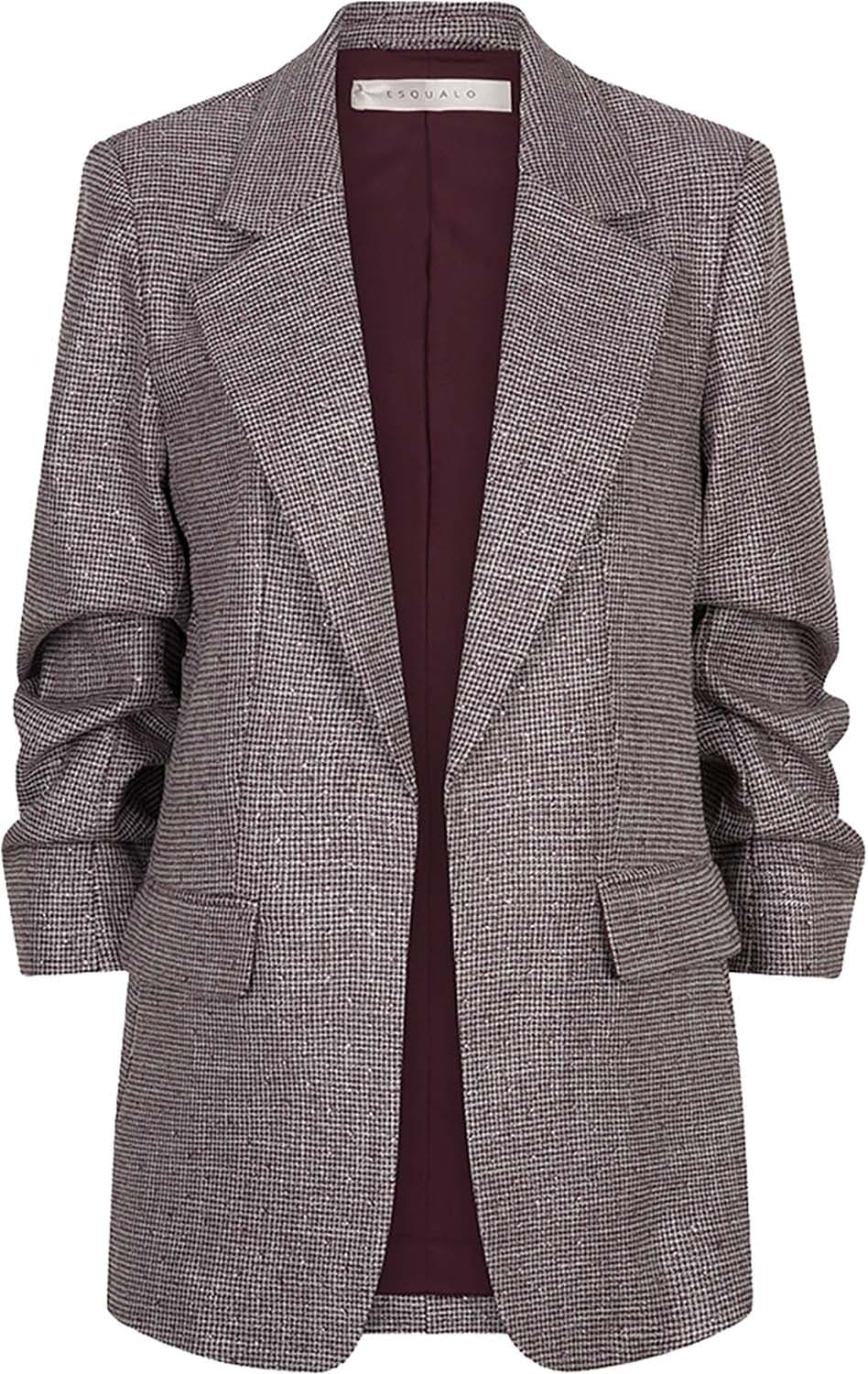 Esqualo Blazer Fancy Trass Bordeaux Rood