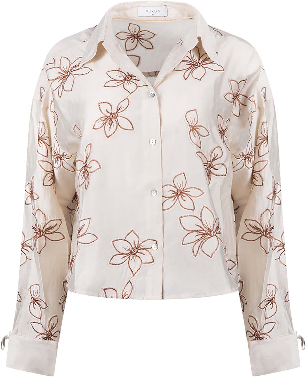Nukus Blouse Bailey Flower Beige