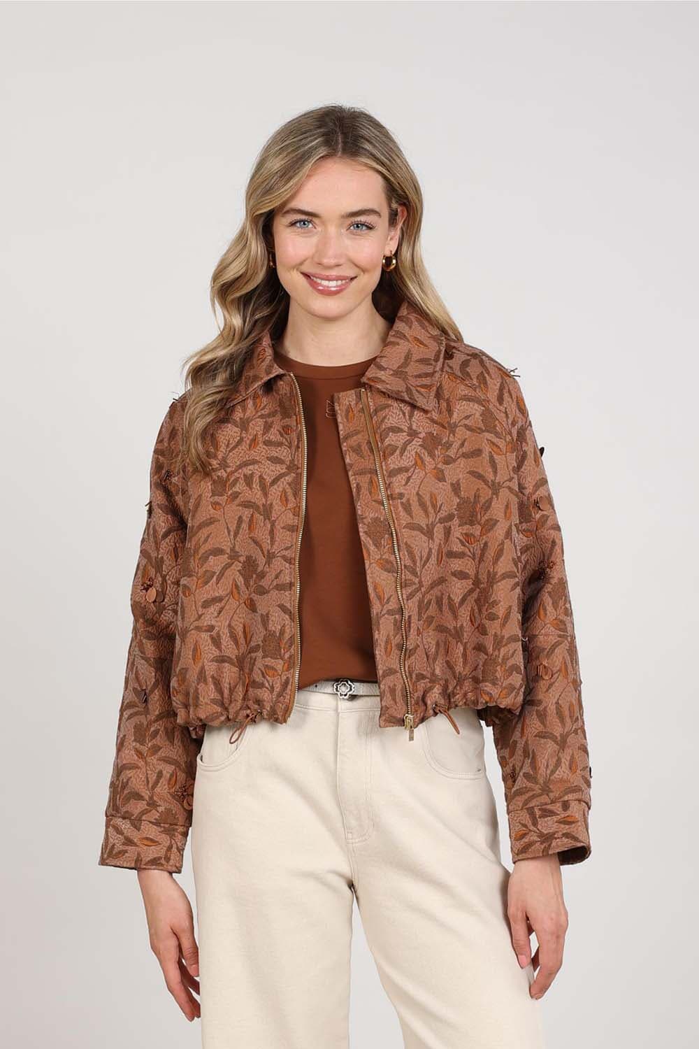 Nukus Blazer Daisey Jacket Flower Bruin