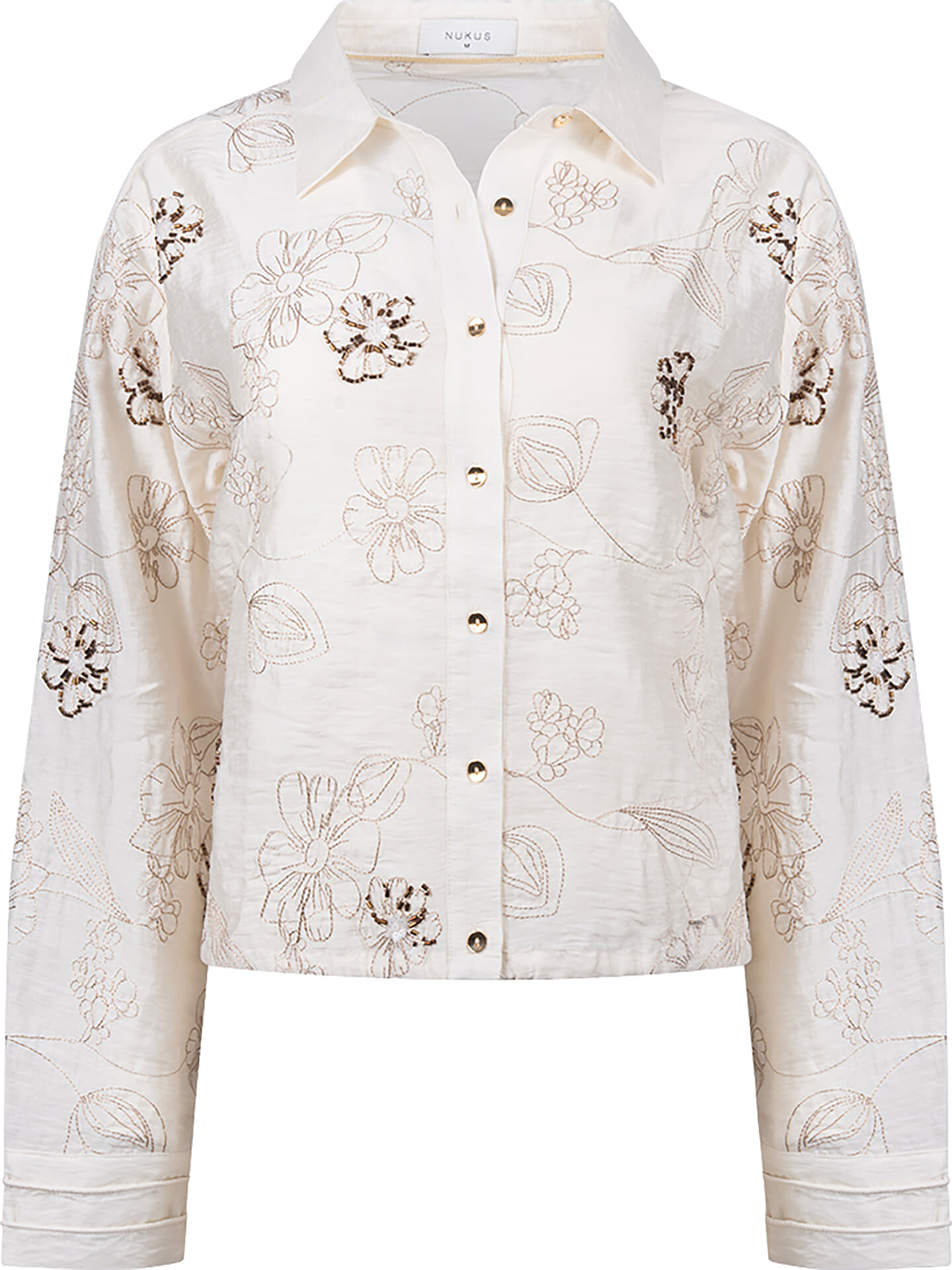 Nukus Blouse Aaliya  Embroidery Off White