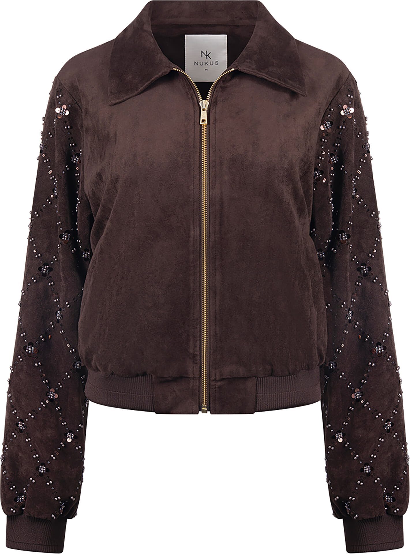 Nukus Blazer Daisy Suede Bruin
