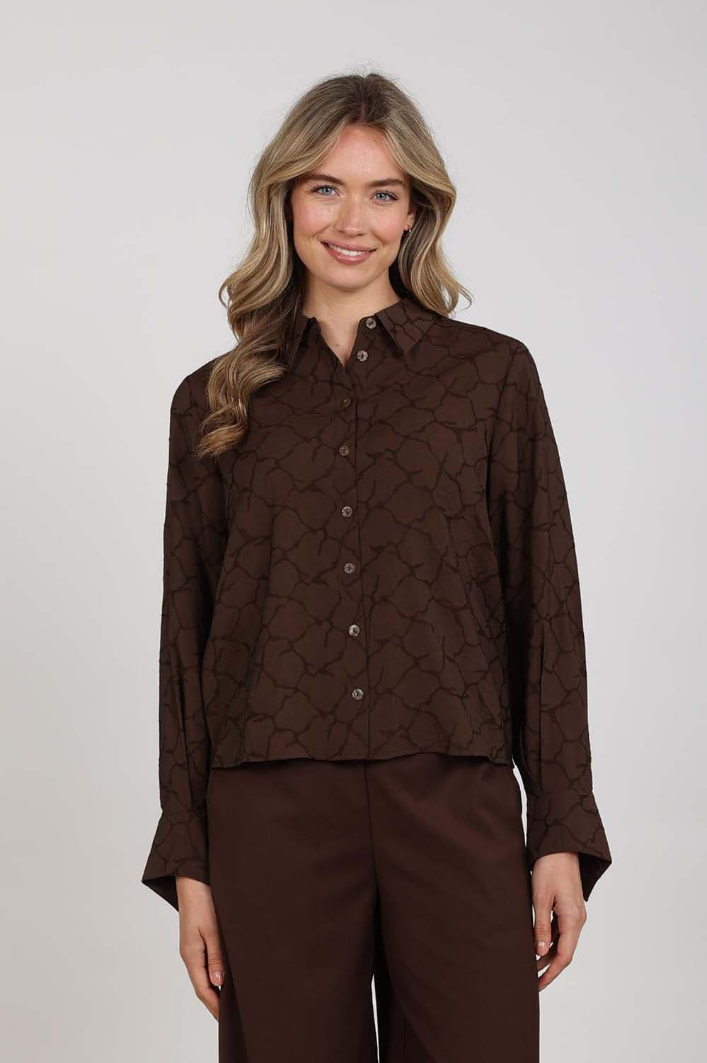 Nukus Blouse Alice Bruin