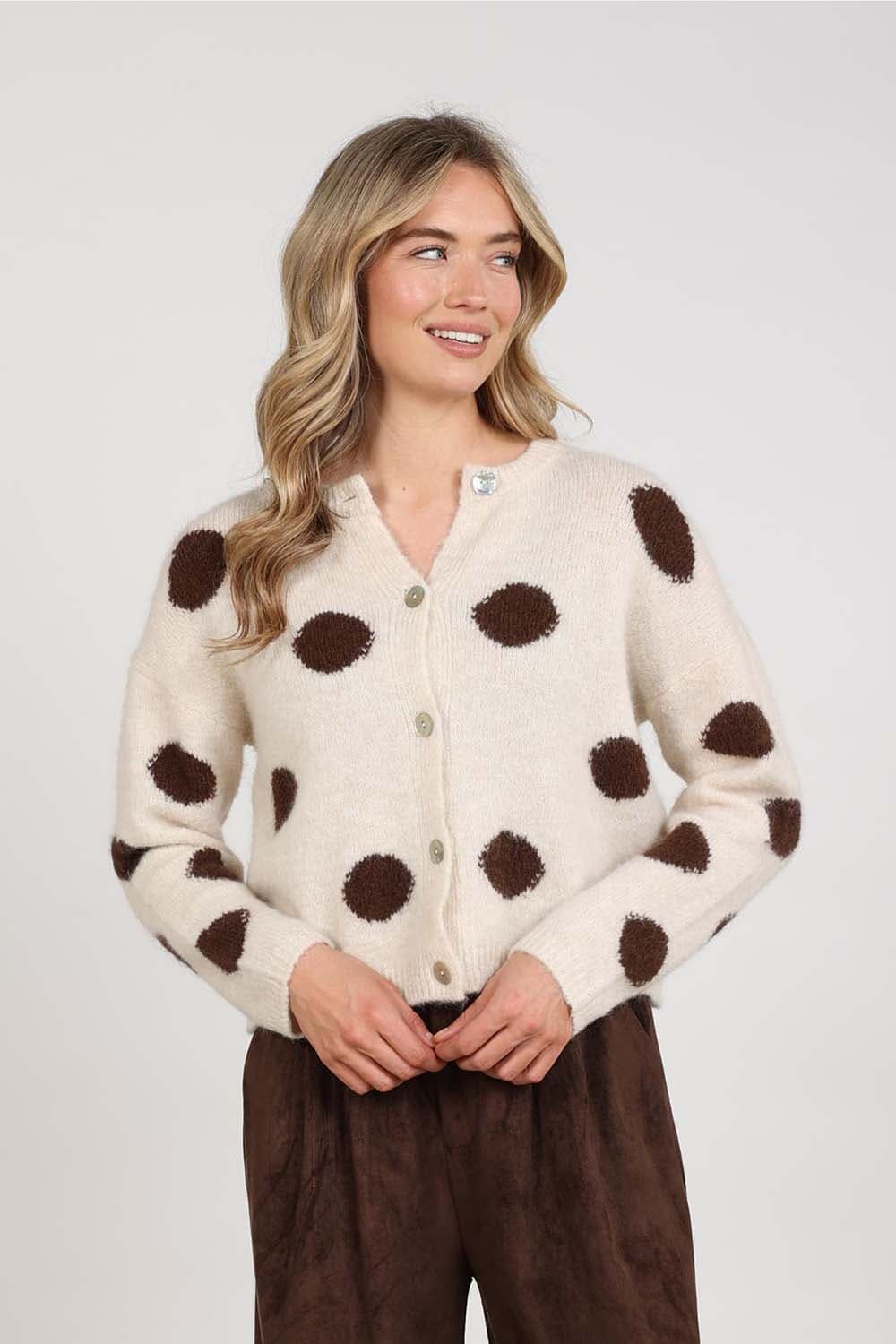 Nukus Vest Laure Dots Off White