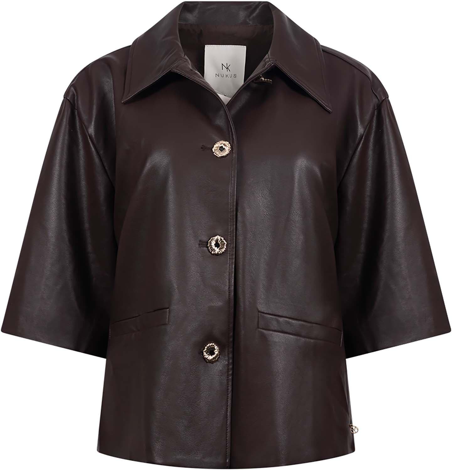 Nukus Blazer Heidi PU Bruin