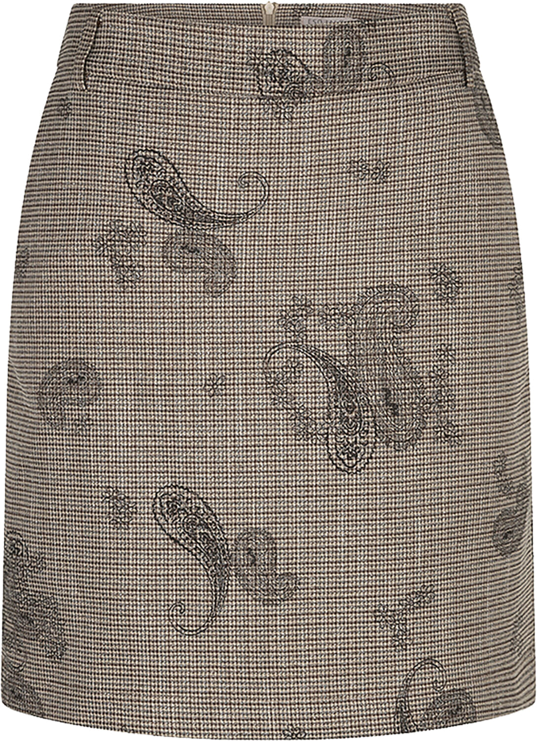 Esqualo Rok Paisley Check Beige
