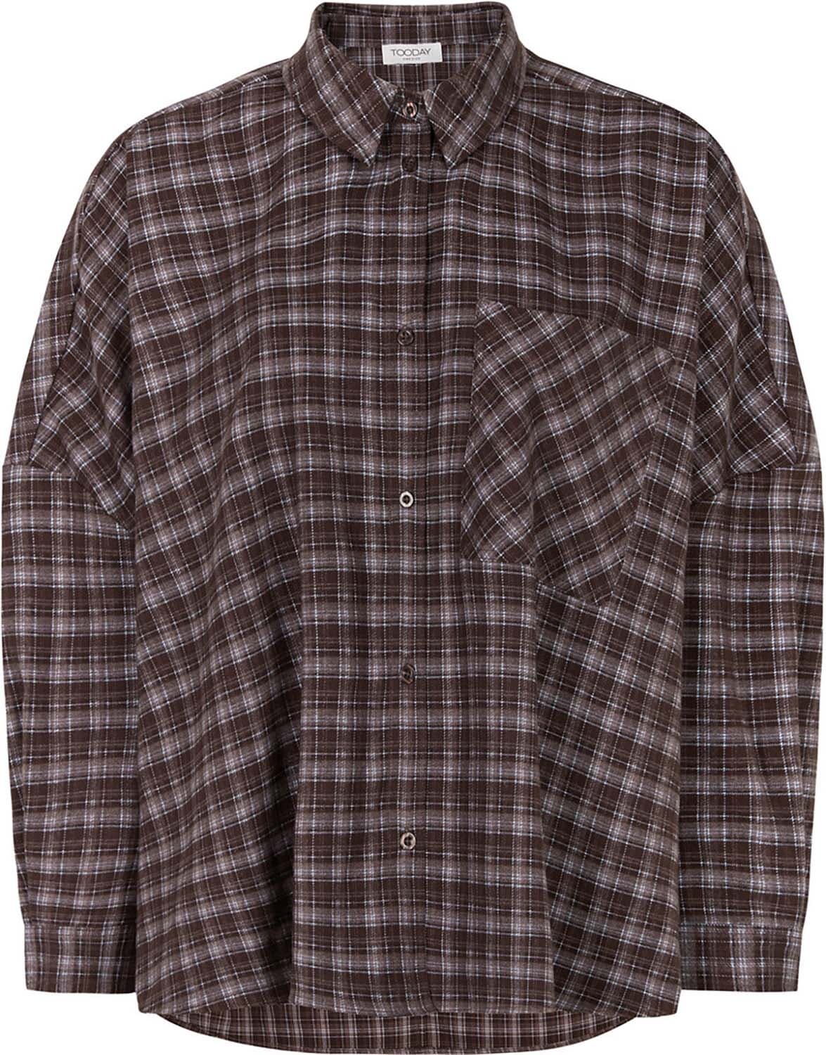 Tooday Blouse Dina Oversize Bruin
