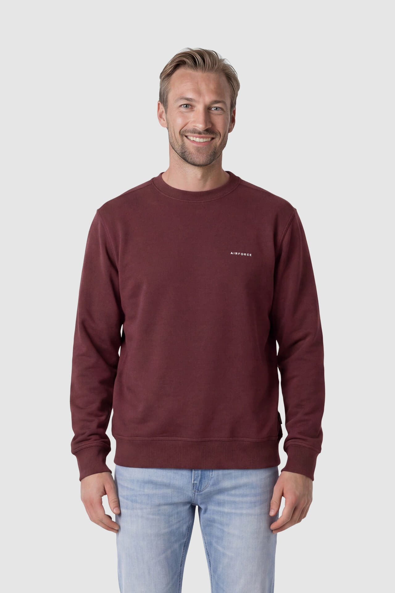 Airforce Sweater Basic  Bordeaux Rood