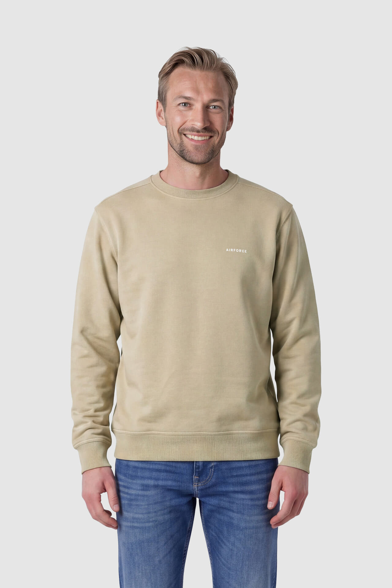 Airforce Sweater Basic  Kaki