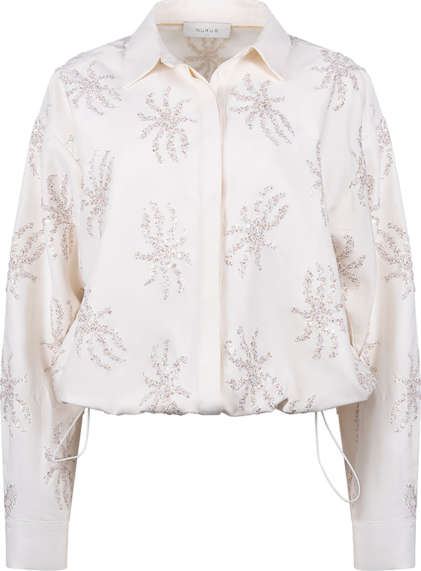 Nukus Blouse Aster Paillet Off White