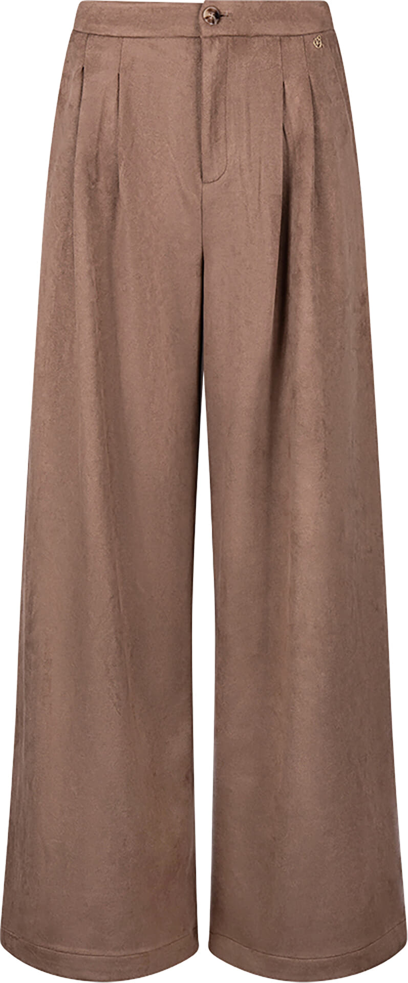 Nukus Broek Bodine Suede Taupe