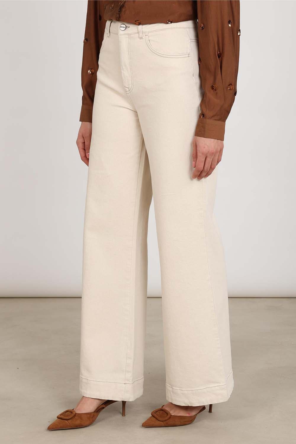 Nukus Broek Abby Off White