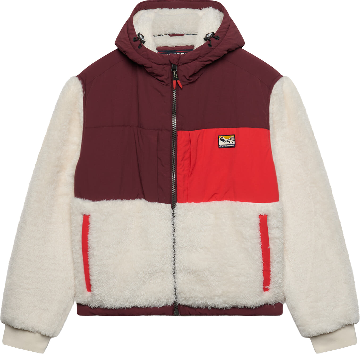 Superdry & Co Teddy Jas Super Soft Off White