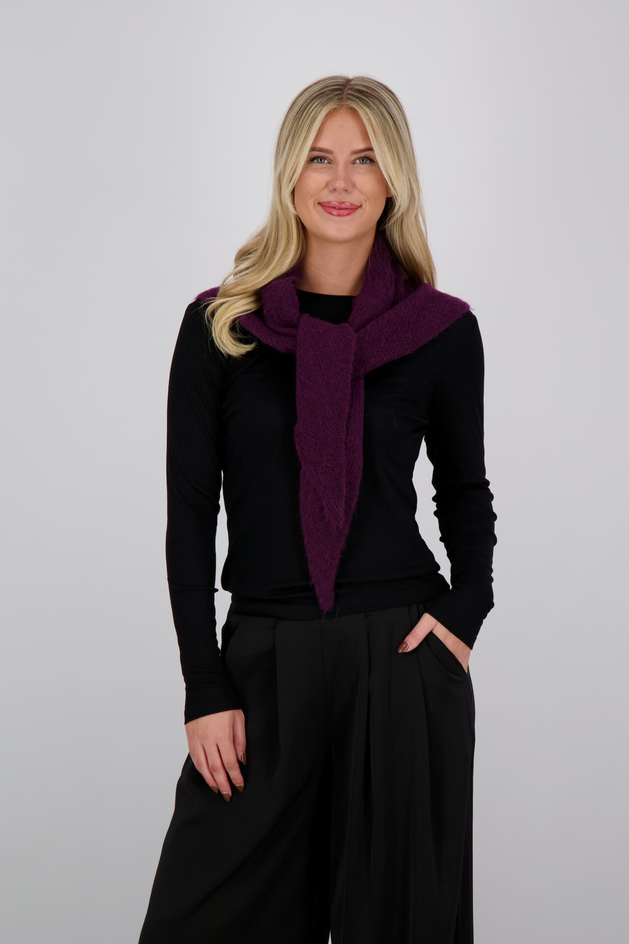 MSCH Copenhagen Sjaal Bondie Hope Bordeaux Rood