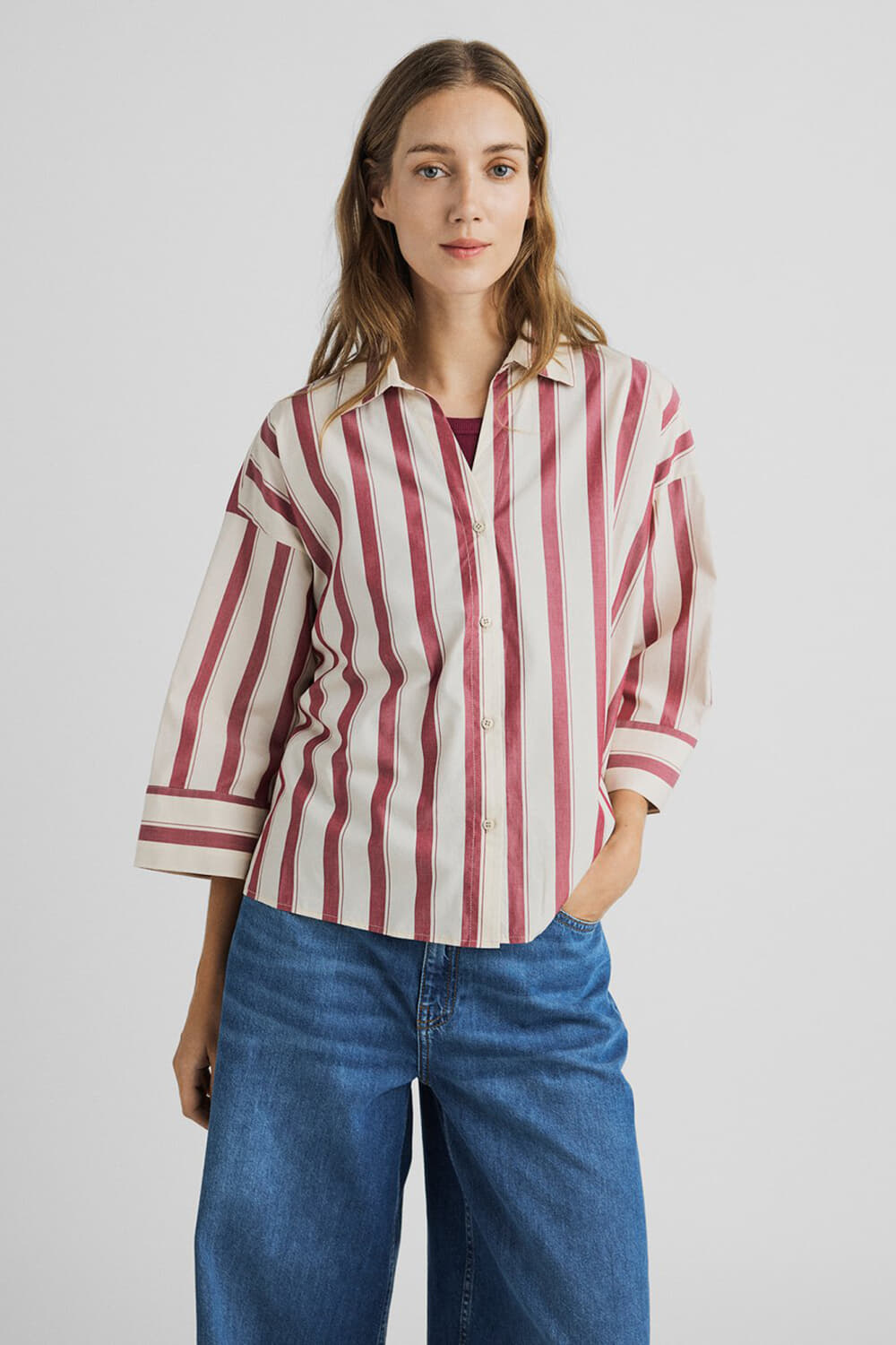 MSCH Copenhagen Blouse Susana Selmina 3/4 Wit