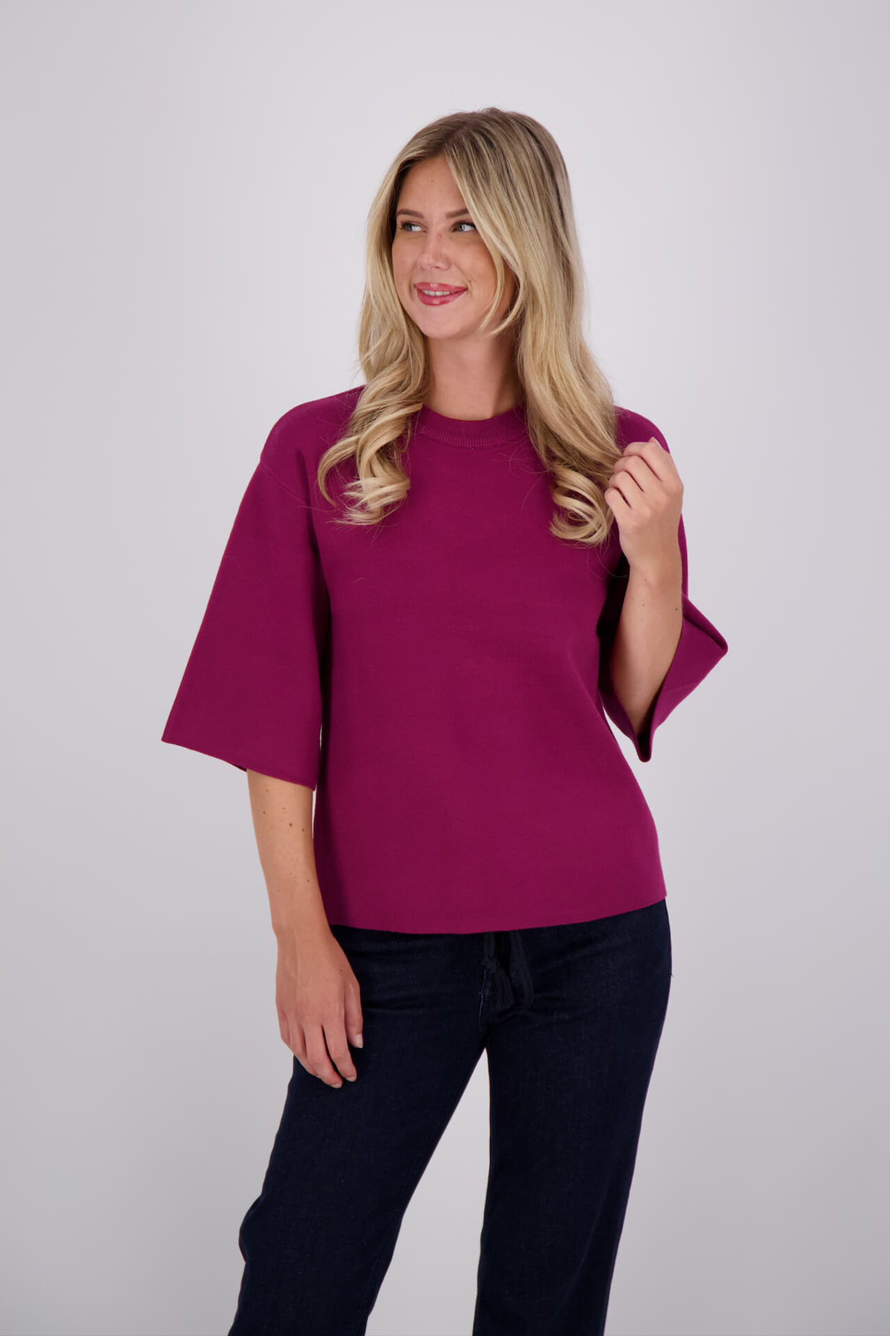 MSCH Copenhagen Pullover Agatha East Bordeaux Rood