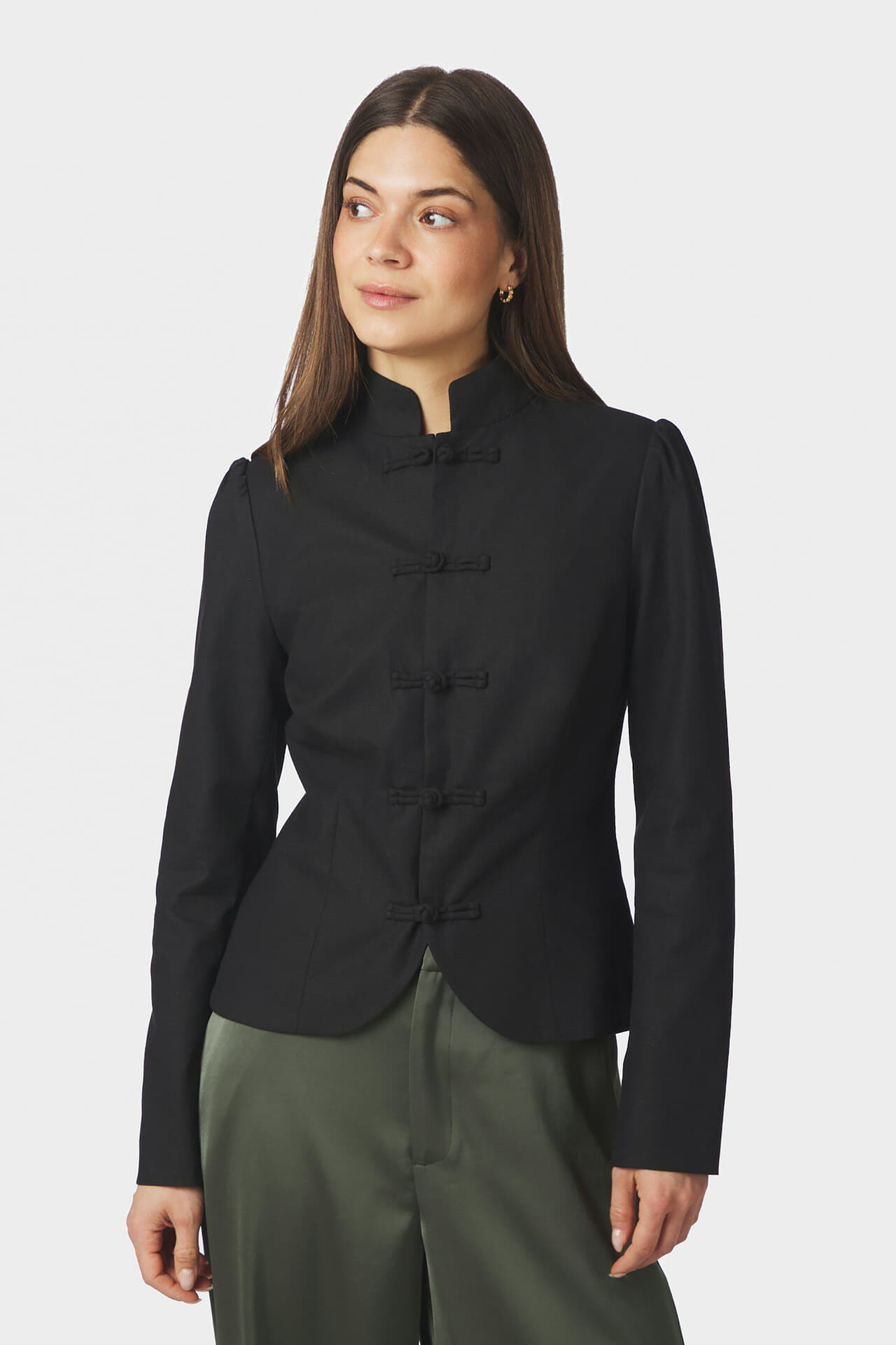 Neo Noir Blazer Ardena Linnen Zwart