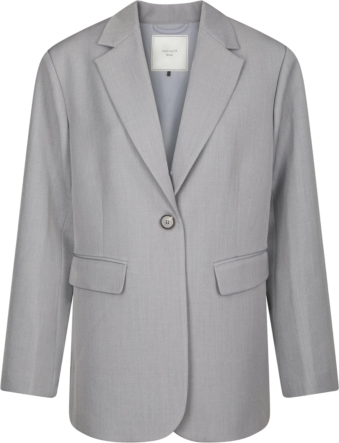 Neo Noir Blazer Aarielle Structure Grijs