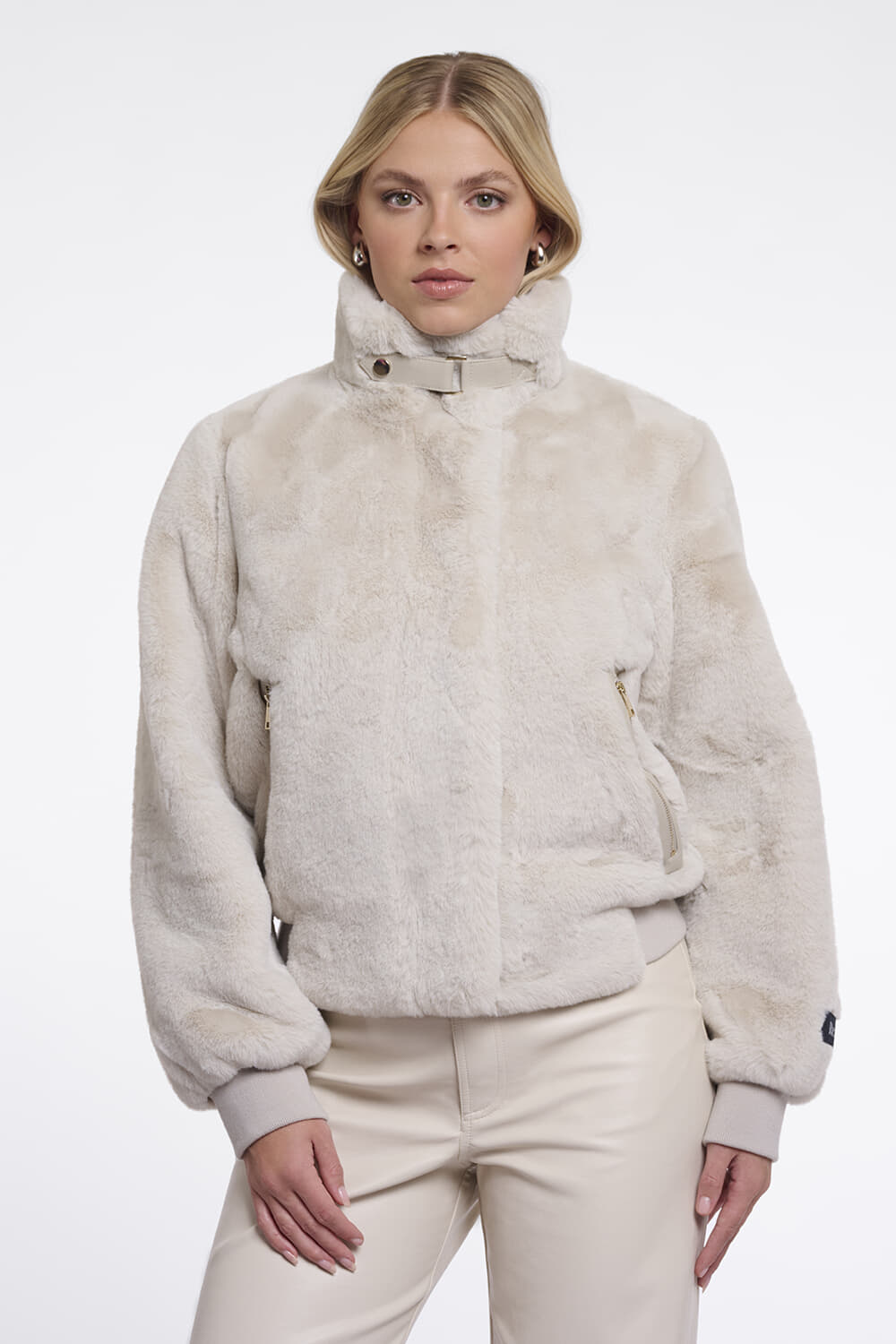 Rino & Pelle Jas Ambra faux fur Kort Beige