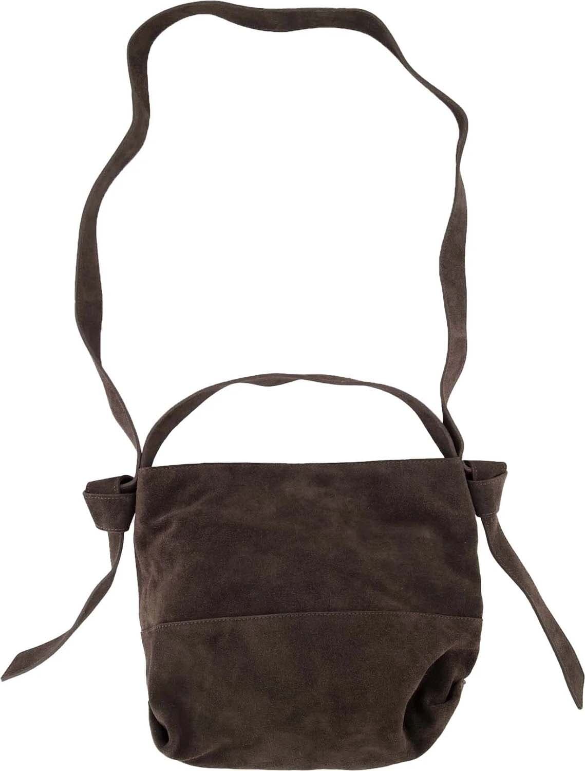 Zusss Tas Suede Knoop Bruin