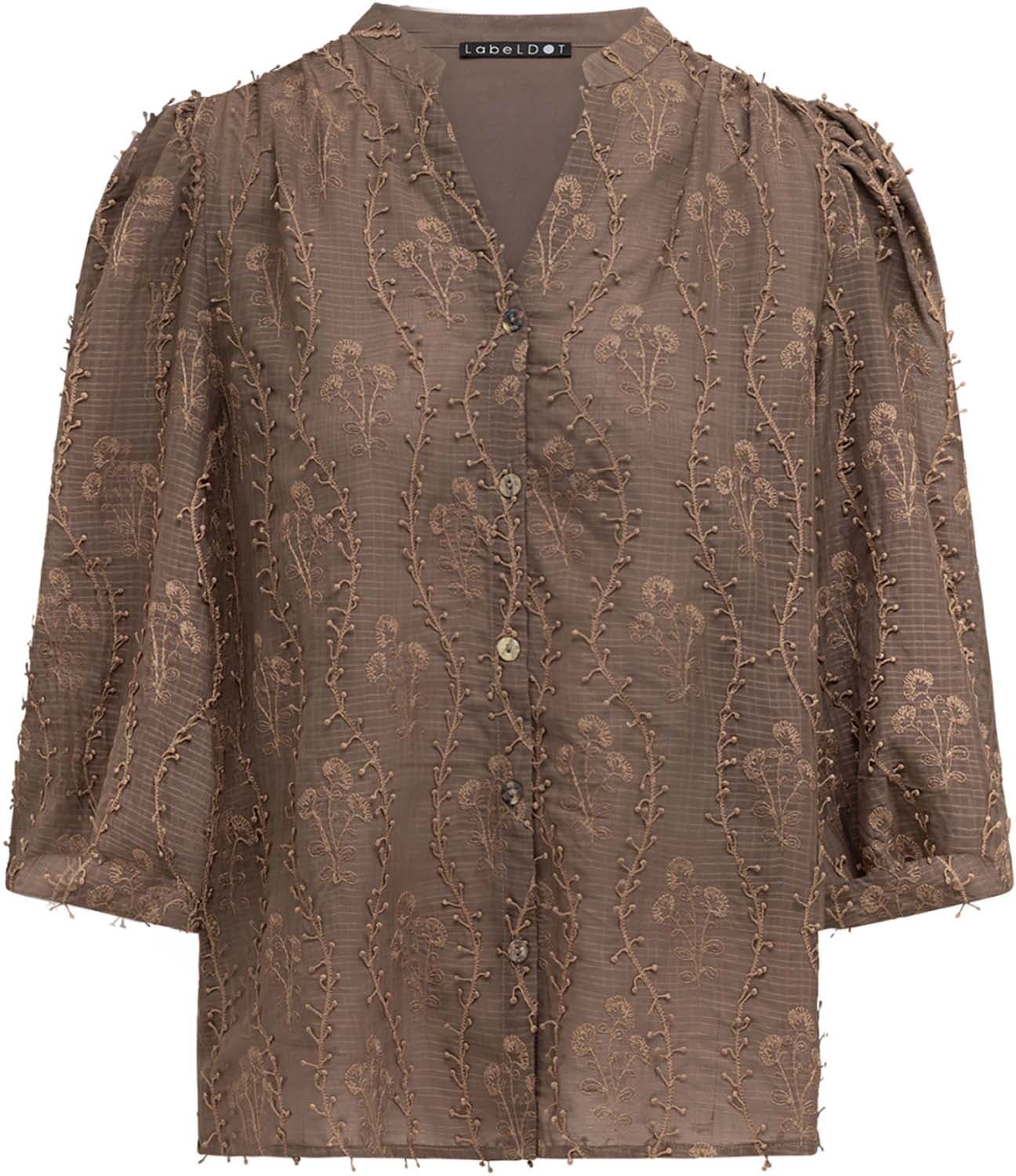 Label Dot Blouse Adelien Bruin