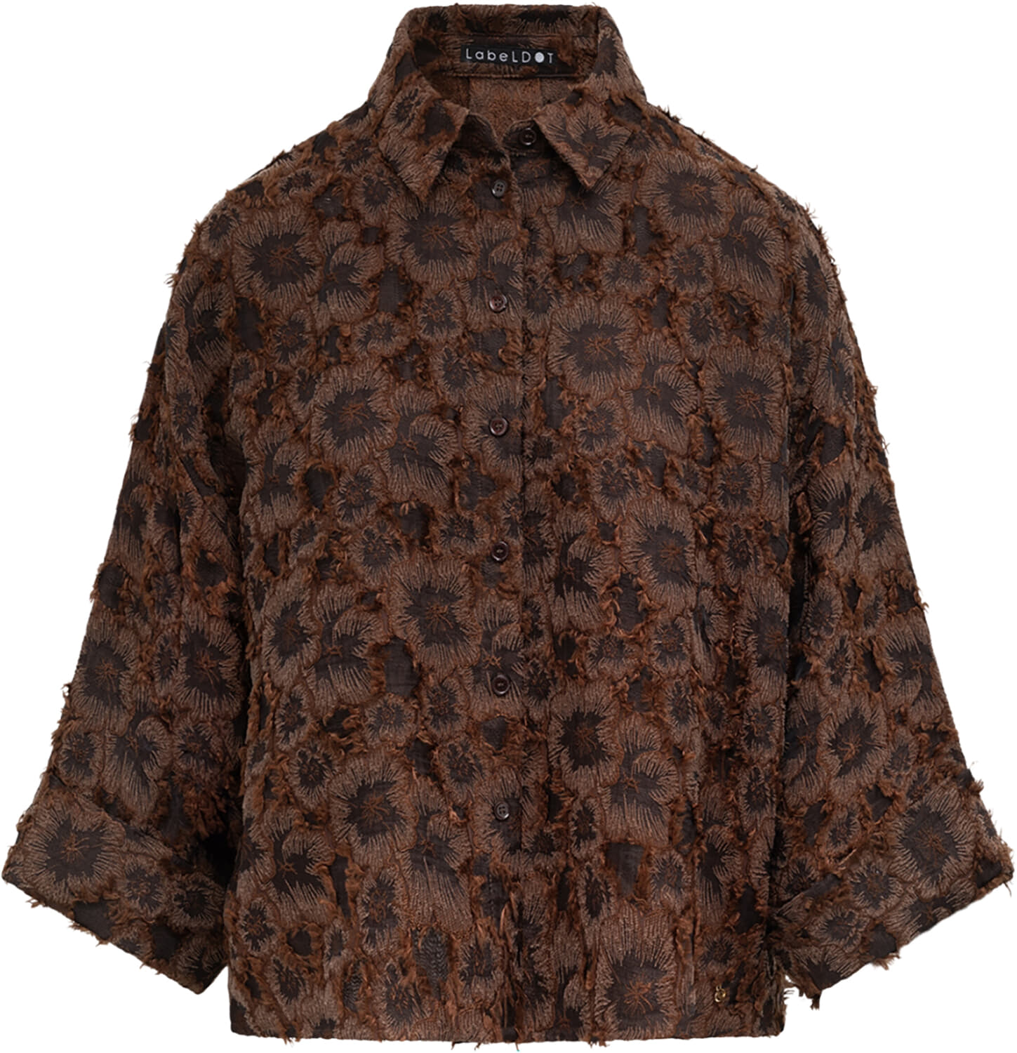Label Dot Blouse Amelle Bruin