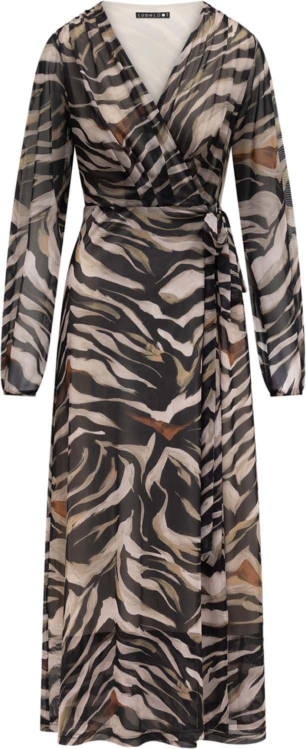 Label Dot Jurk Sonia Zwart