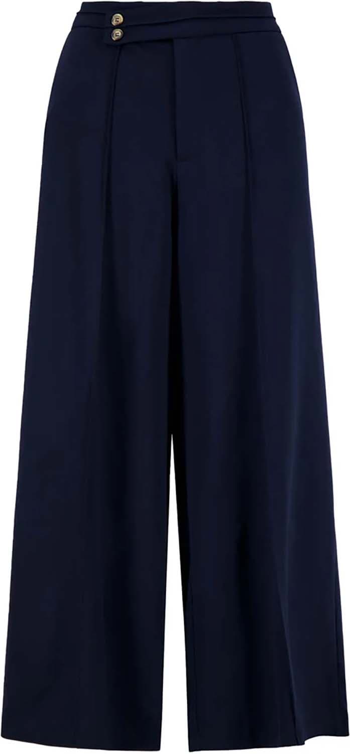 Zusss Broek Bandplooi Navy