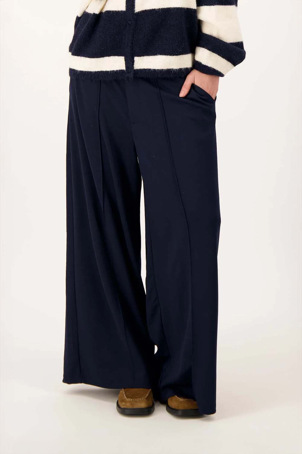 Zusss Broek Bandplooi Navy