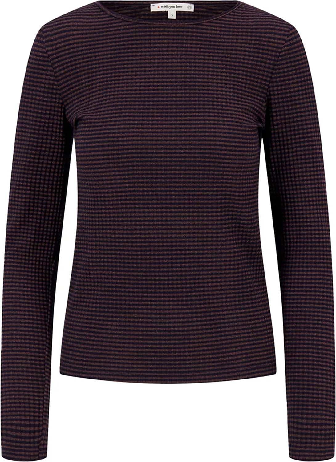 Zusss Top Streep Lurex Navy