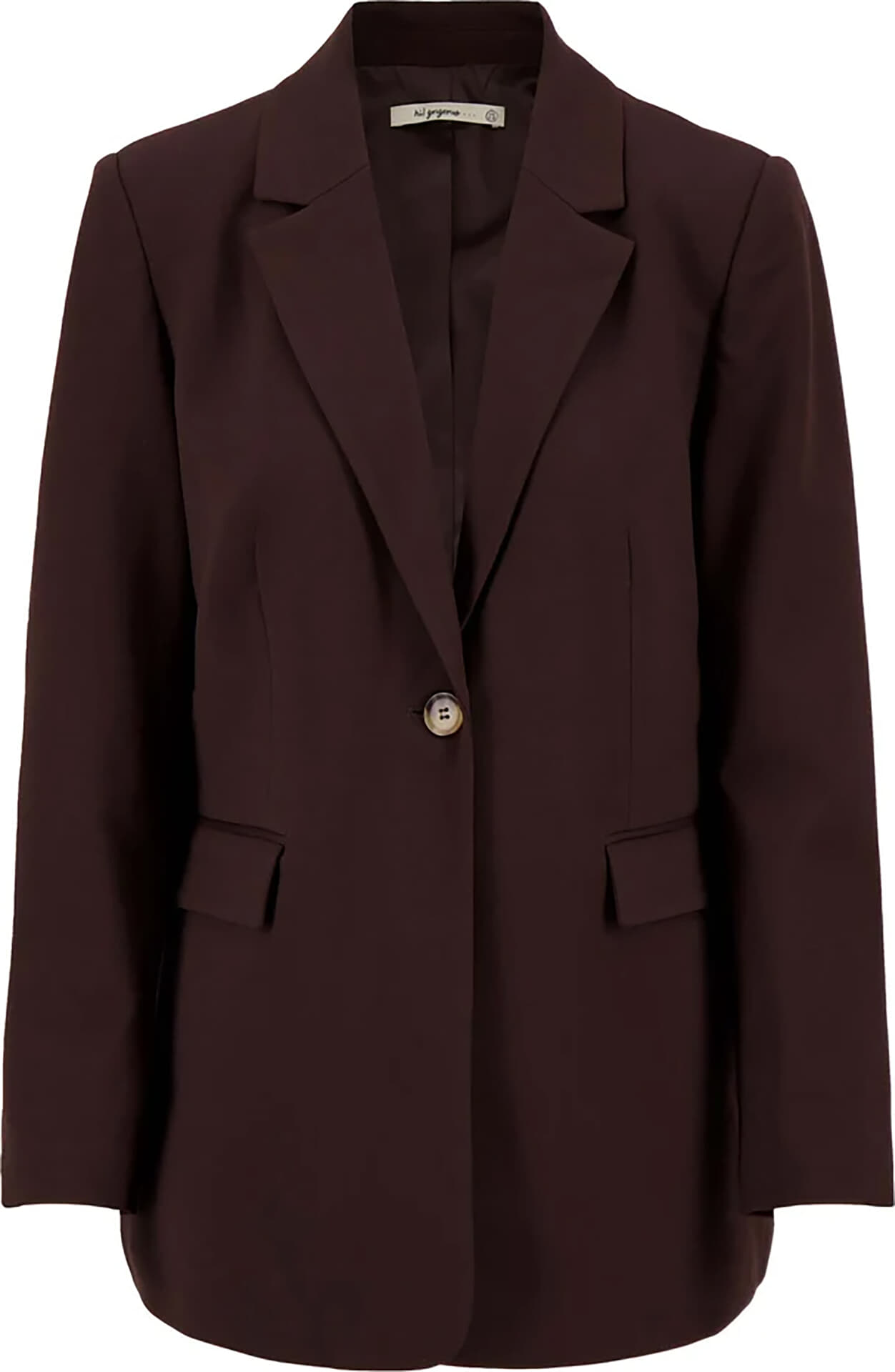 Zusss Blazer stretch Bruin