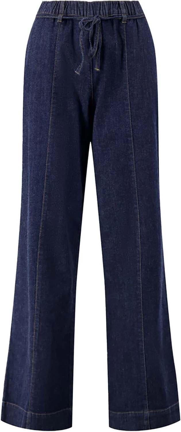 Zusss Jeans Wide Leg Jeans donker