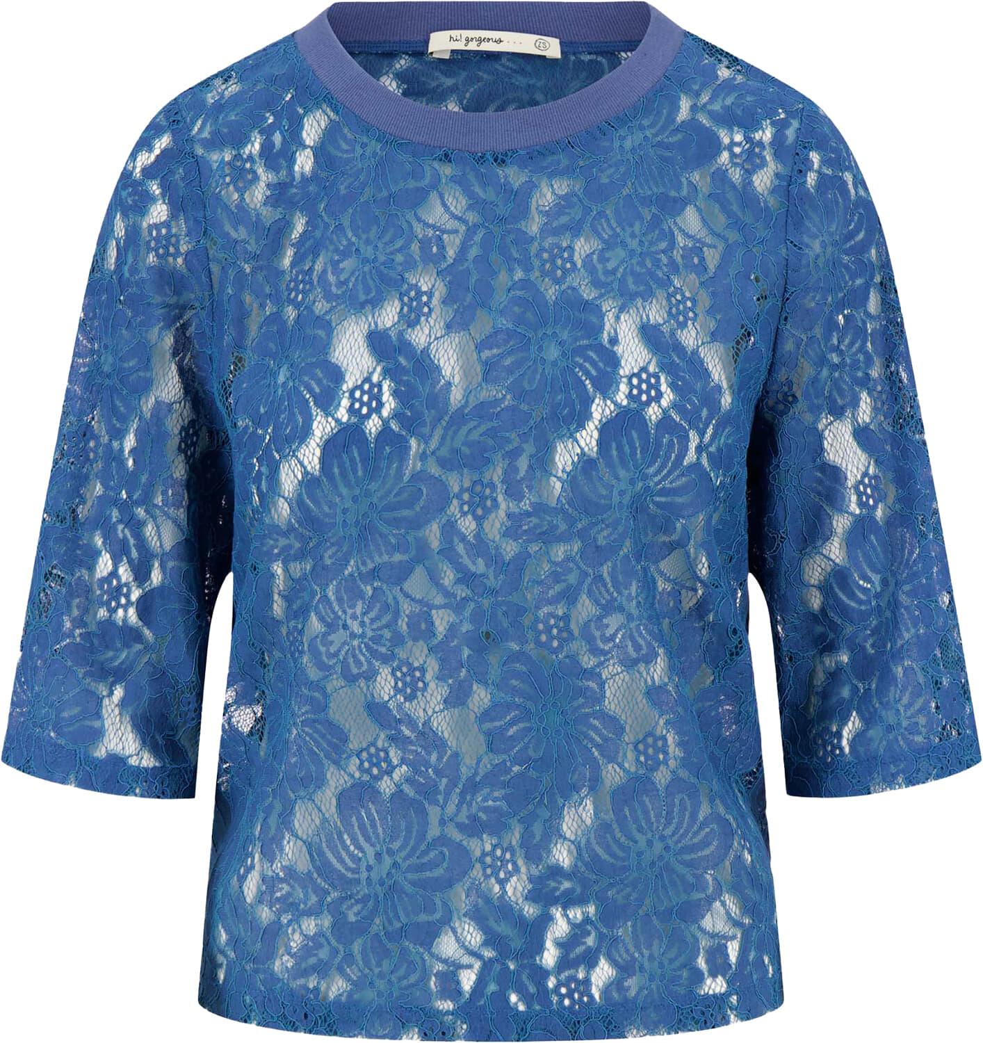 Zusss Top kant Blauw