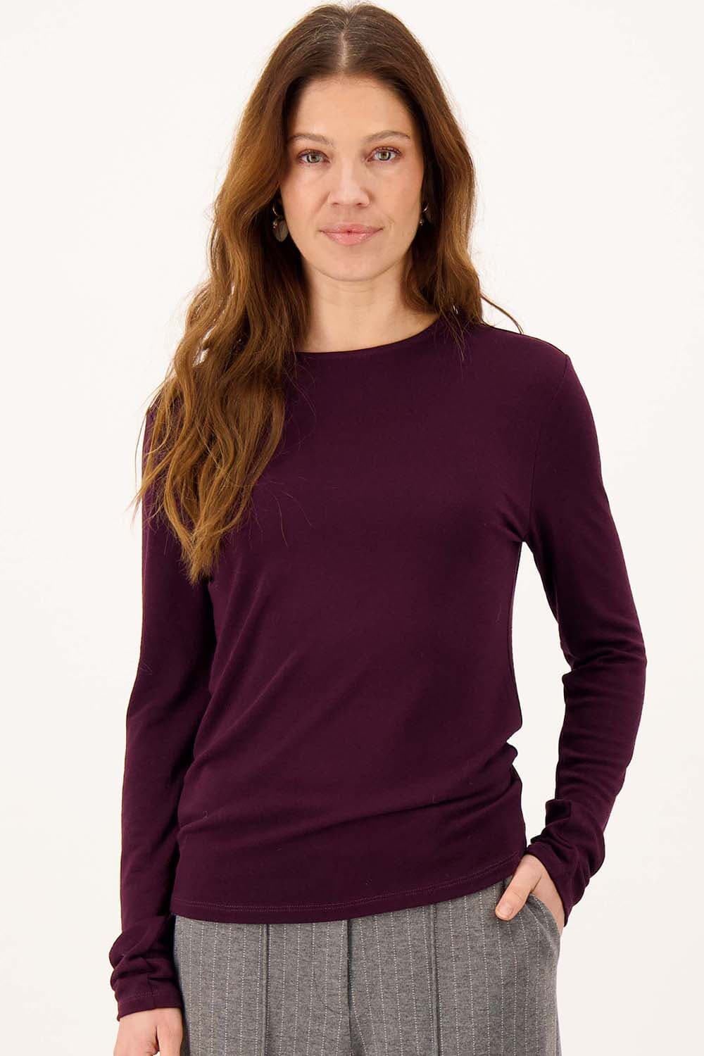 Zusss Top Bordeaux Rood