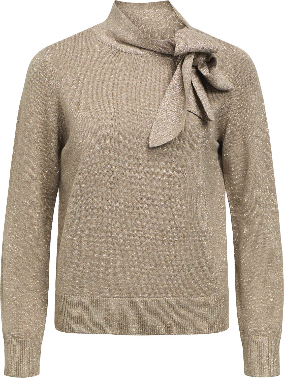 Object Pullover Gebreide Thess Bow Glam  Taupe