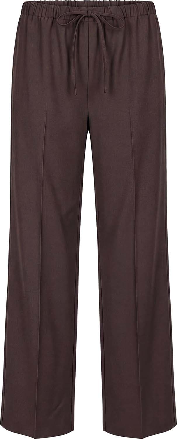 Object Pantalon LisaA MW Tie Wide Bruin