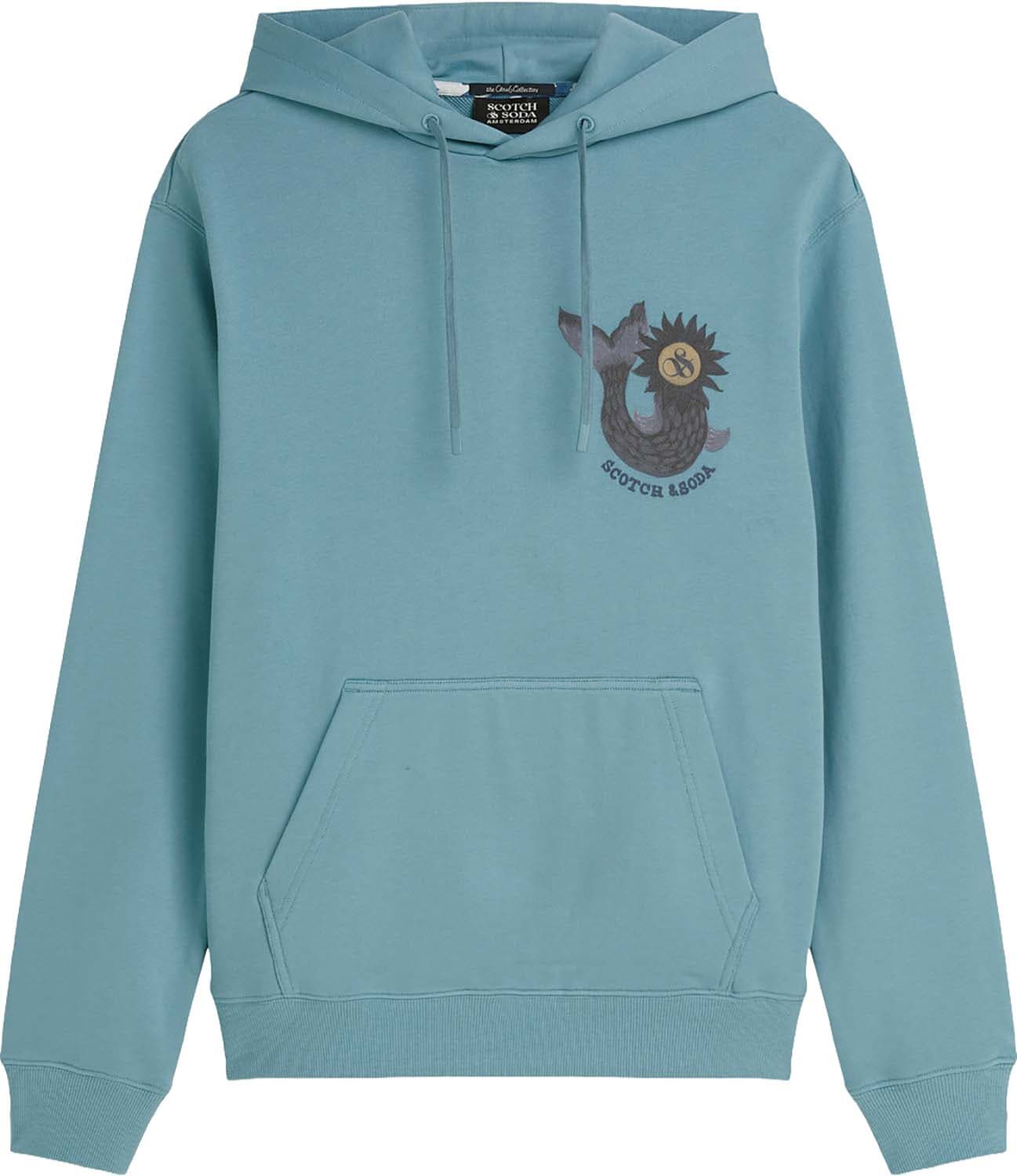 Scotch & Soda Hoodie Regular-fit Indigo