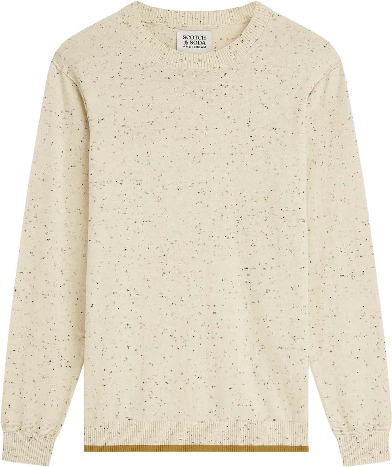 Scotch & Soda Trui Regular-fit  Kaki