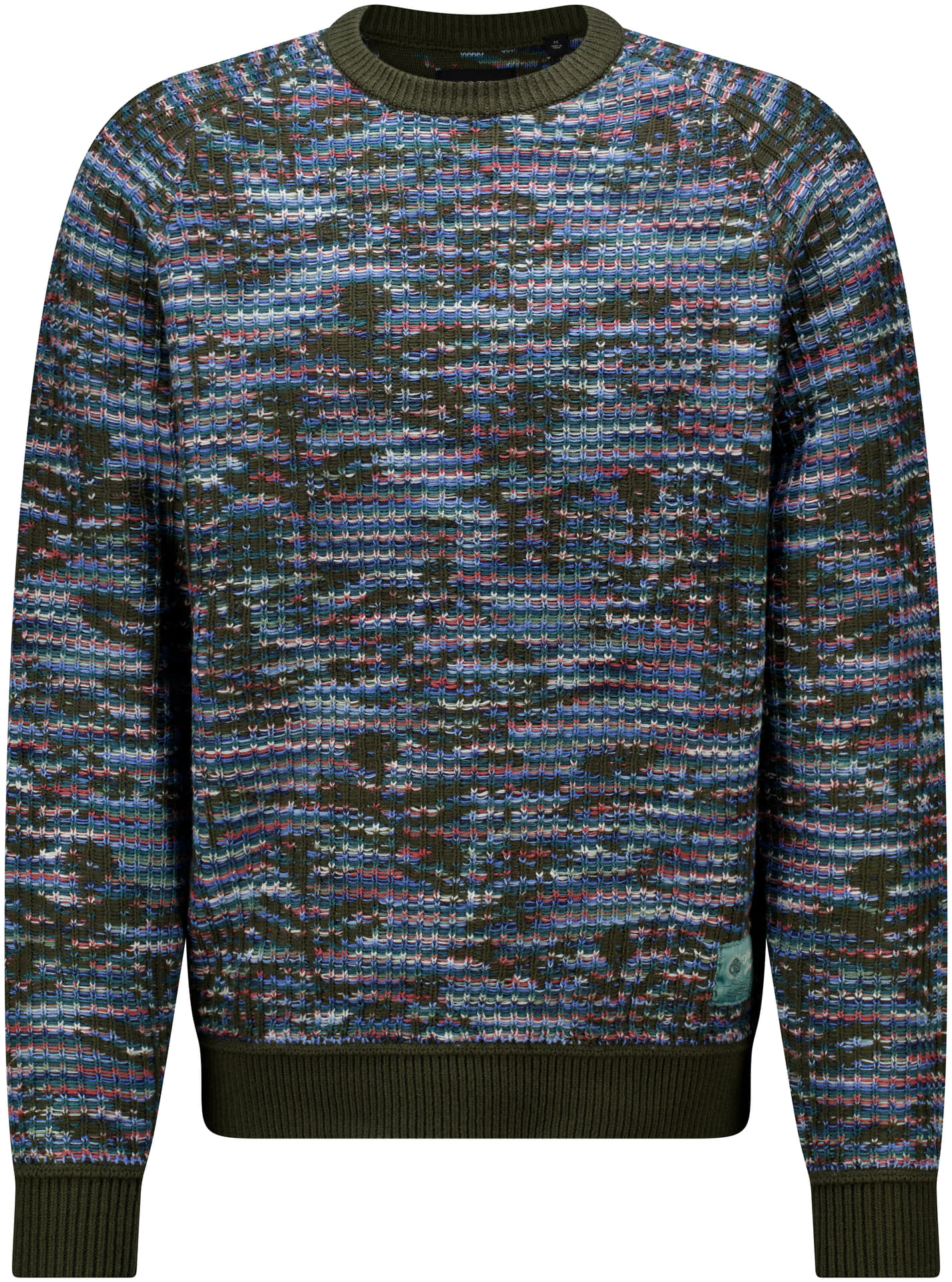 Scotch & Soda Pullover Jacquard Relaxed-fit  Army
