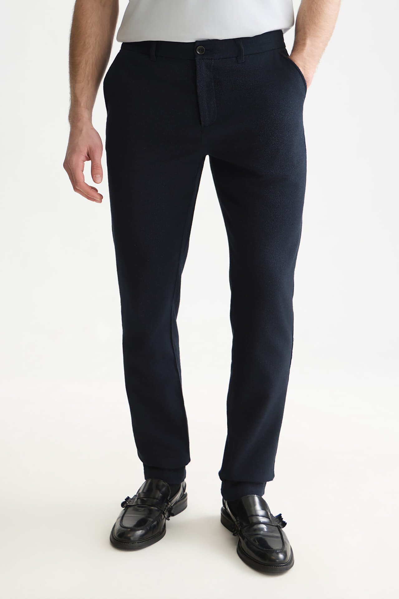 Scotch & Soda Chino Stuart mini yarn-dyed Indigo