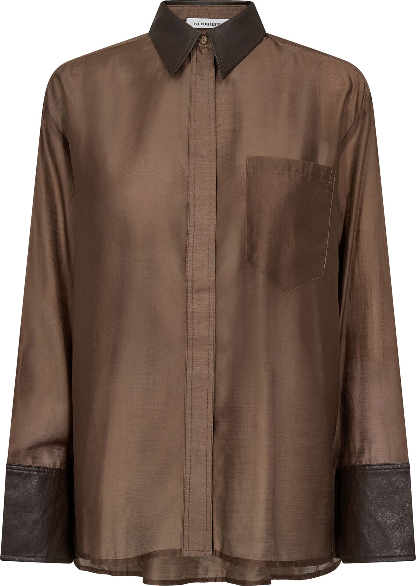 Co'couture Blouse KawaCC Bruin