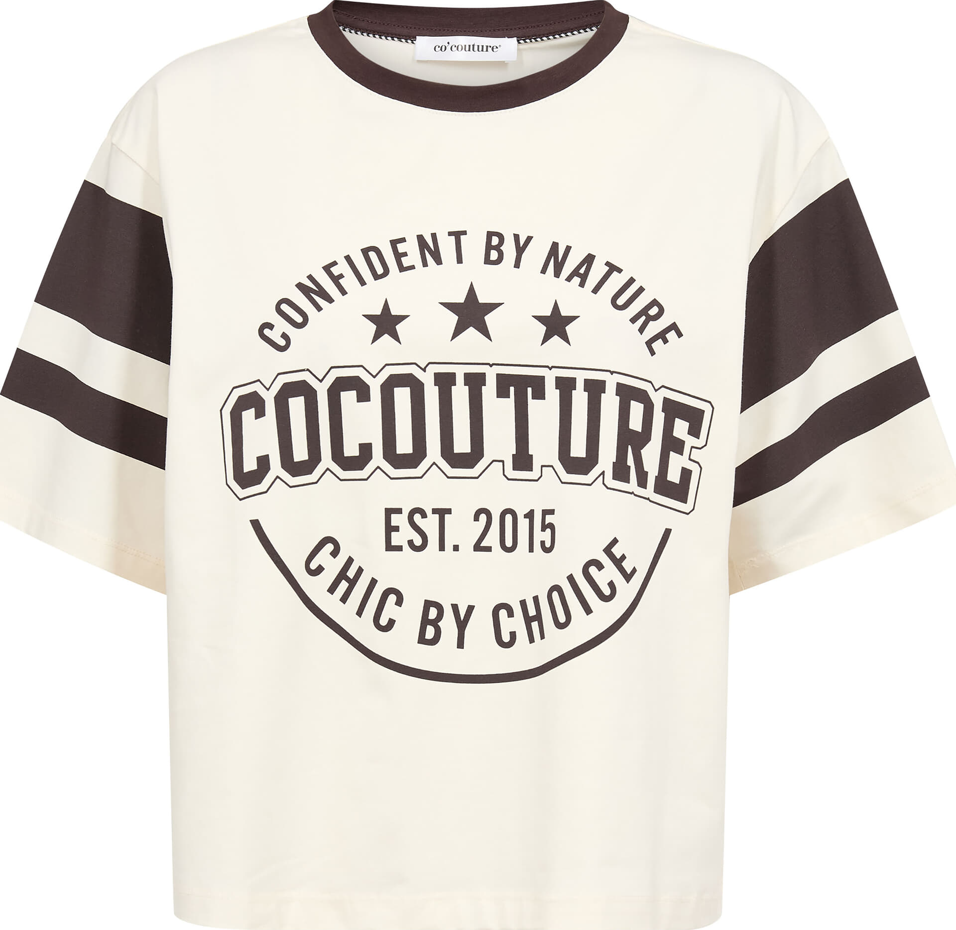 Co'couture T-shirt ConfidentCC Box Bruin