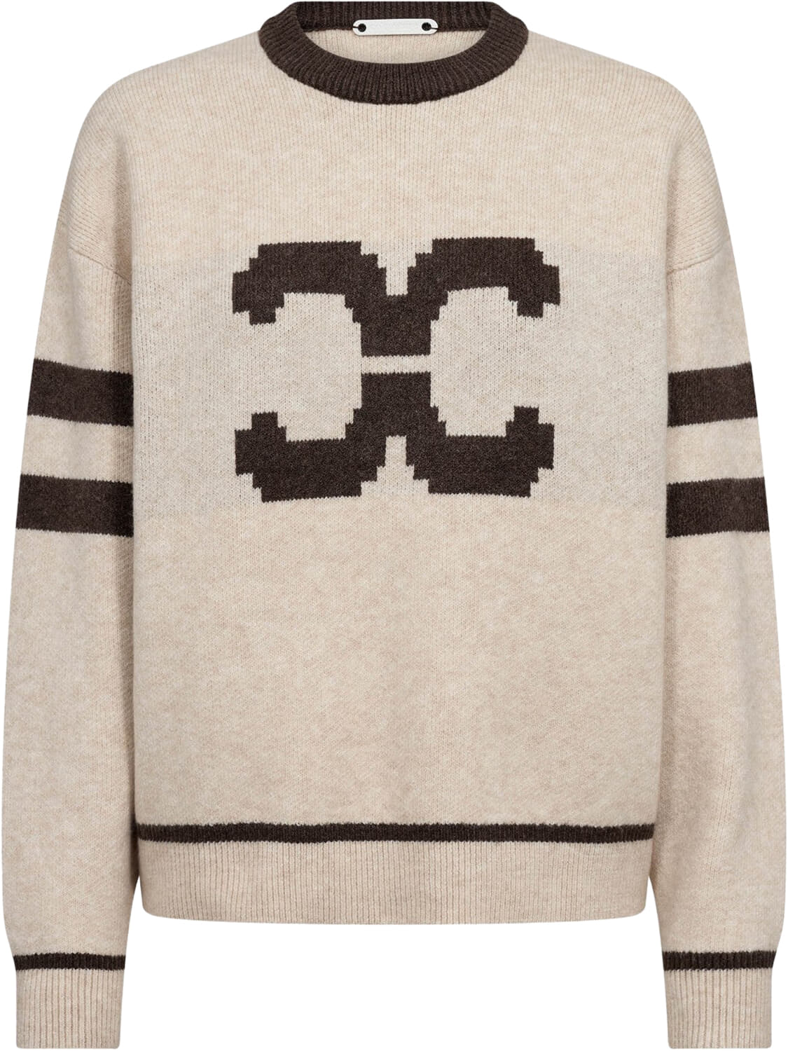 Co'couture Trui Row Coco Logo Off White