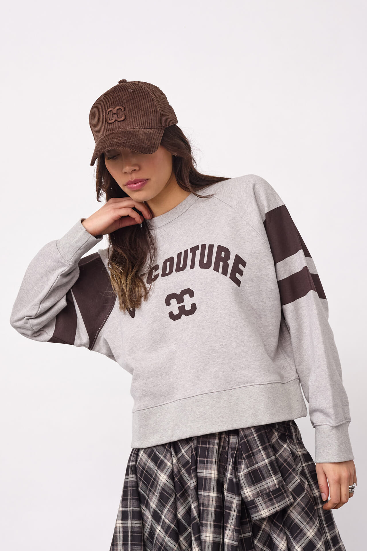 Co'couture Sweater ErisCC College Grijs