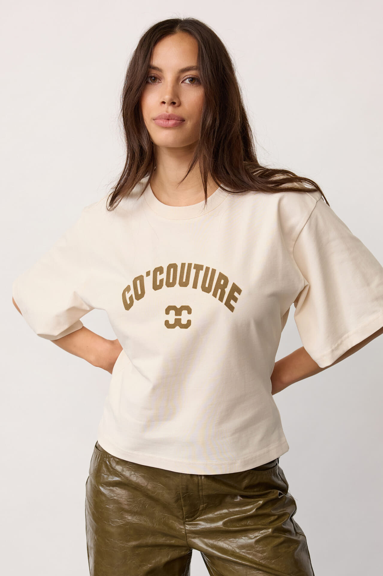 Co'couture T-shirt ZengaCC O-Neck Off White