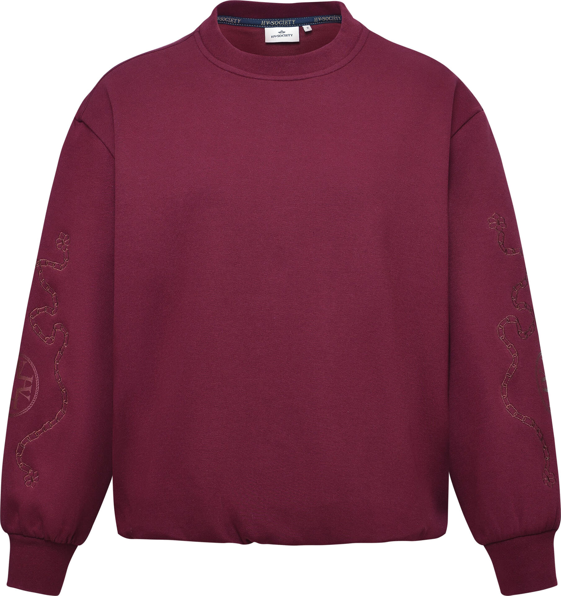 HV Society Sweater Andrea Bordeaux Rood