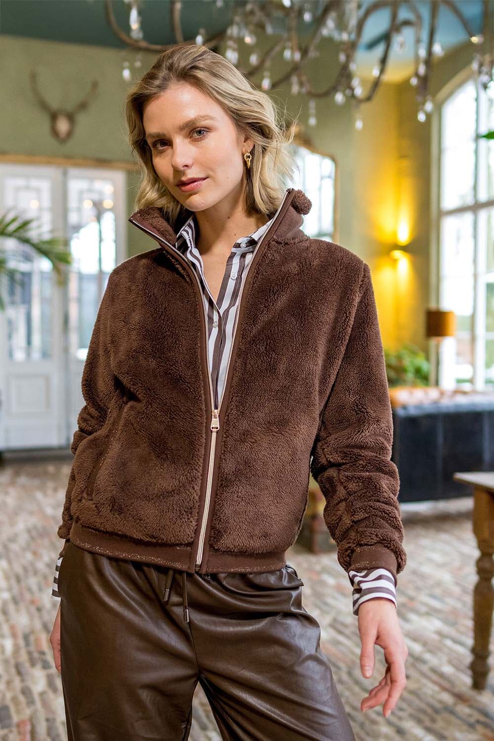HV Society Vest Kaia Fleece Bruin