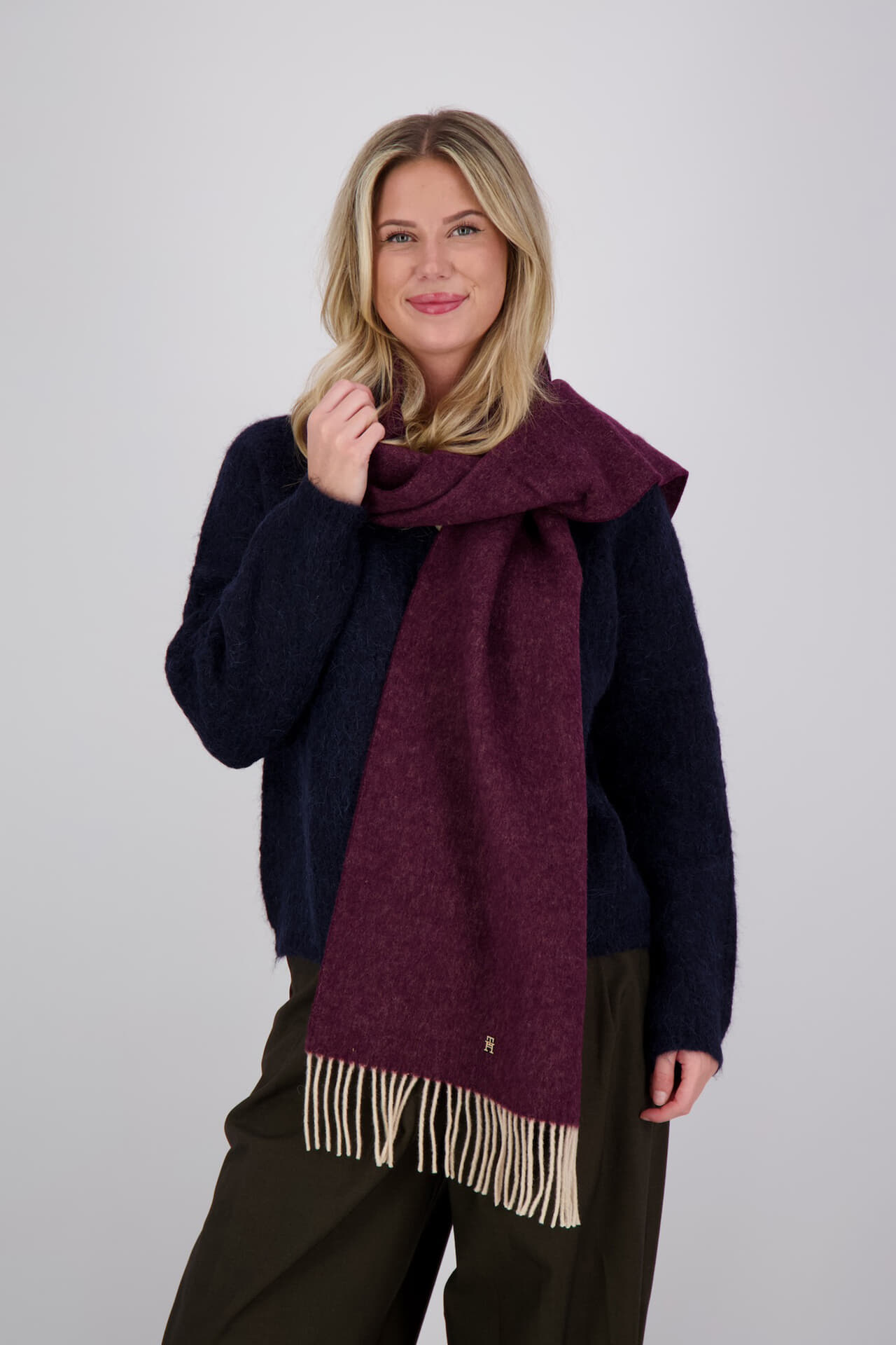 Tommy Hilfiger Muts Bordeaux Rood