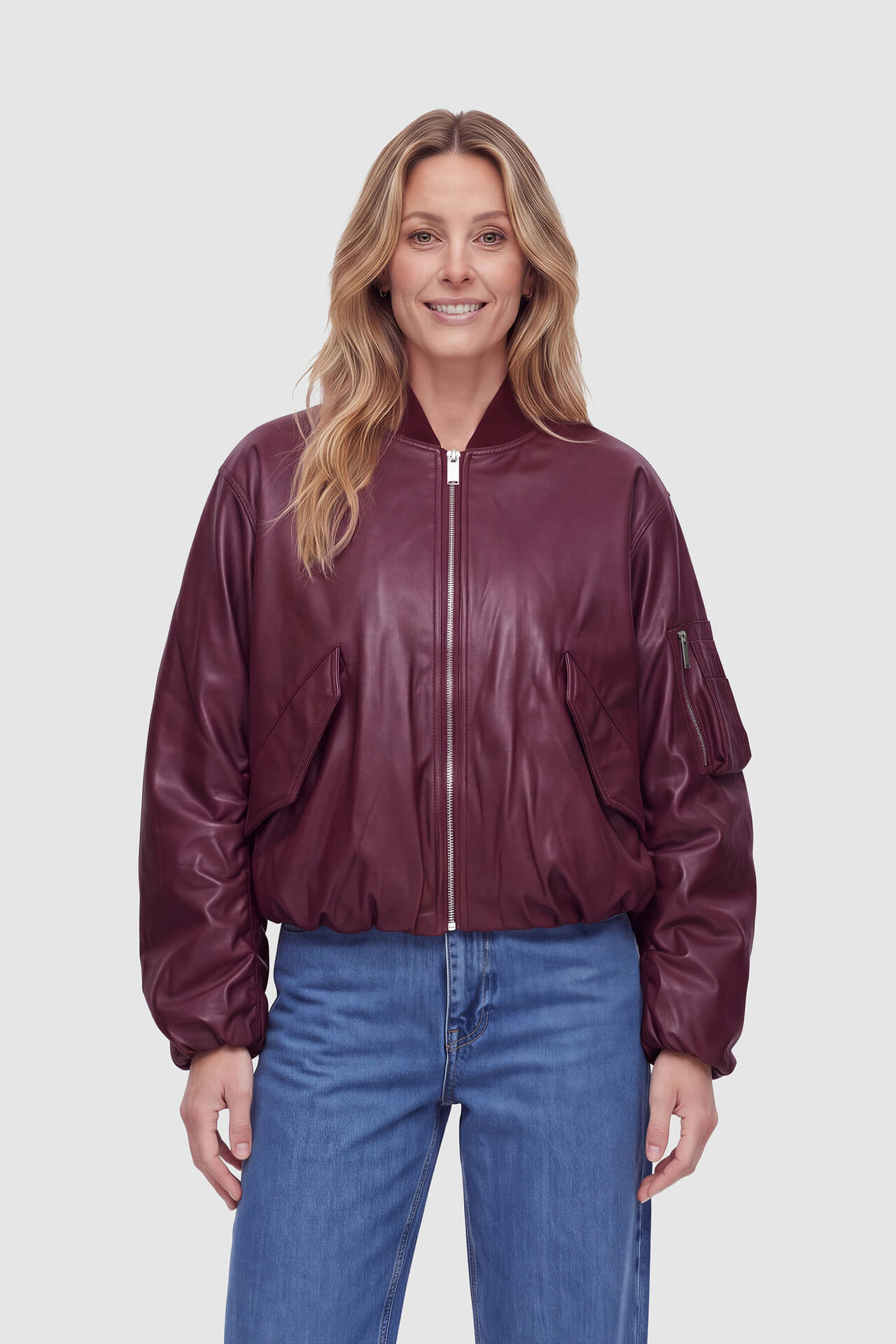 The Shirt Project Jas Bordeaux Rood