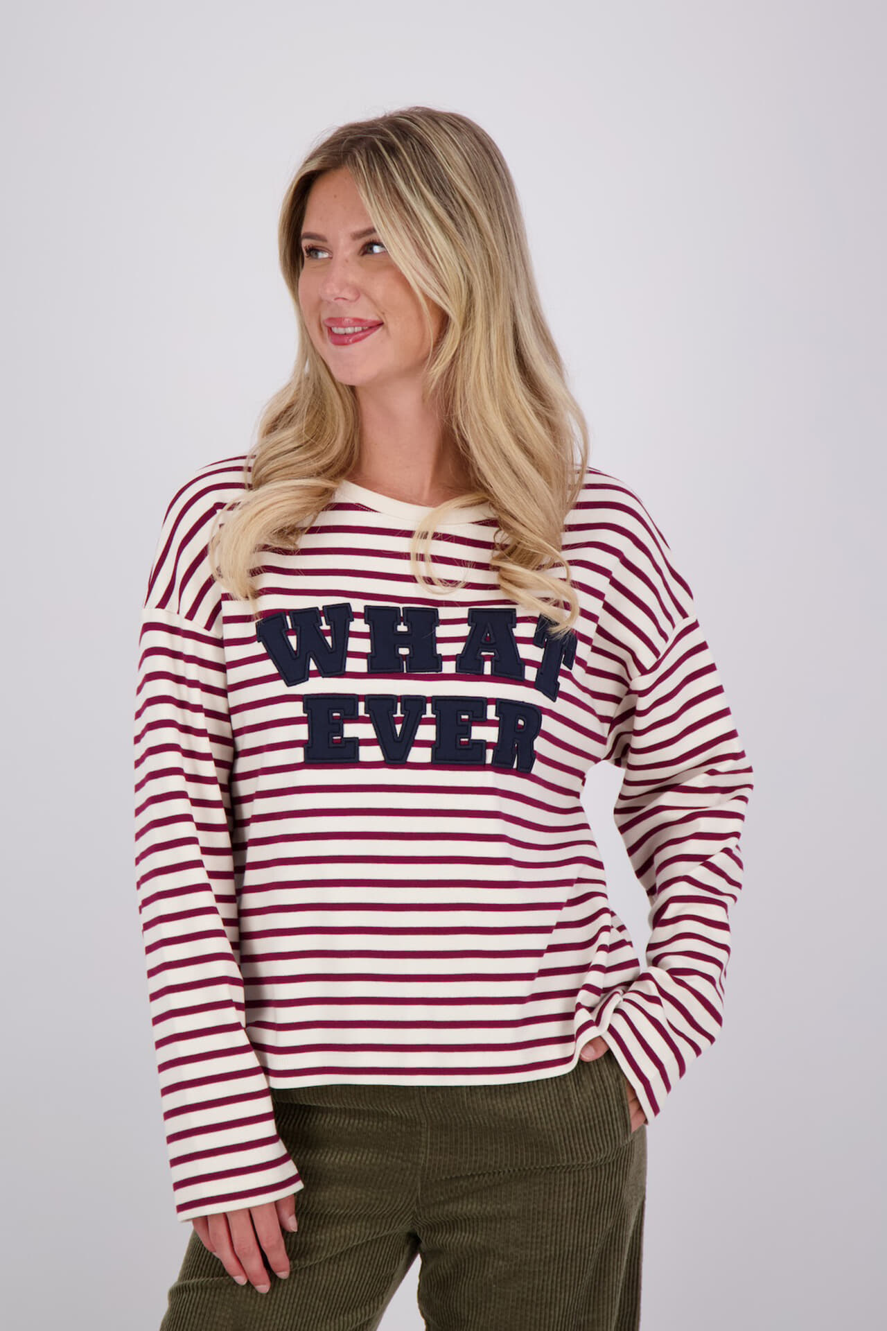 The Shirt Project Top Bordeaux Rood
