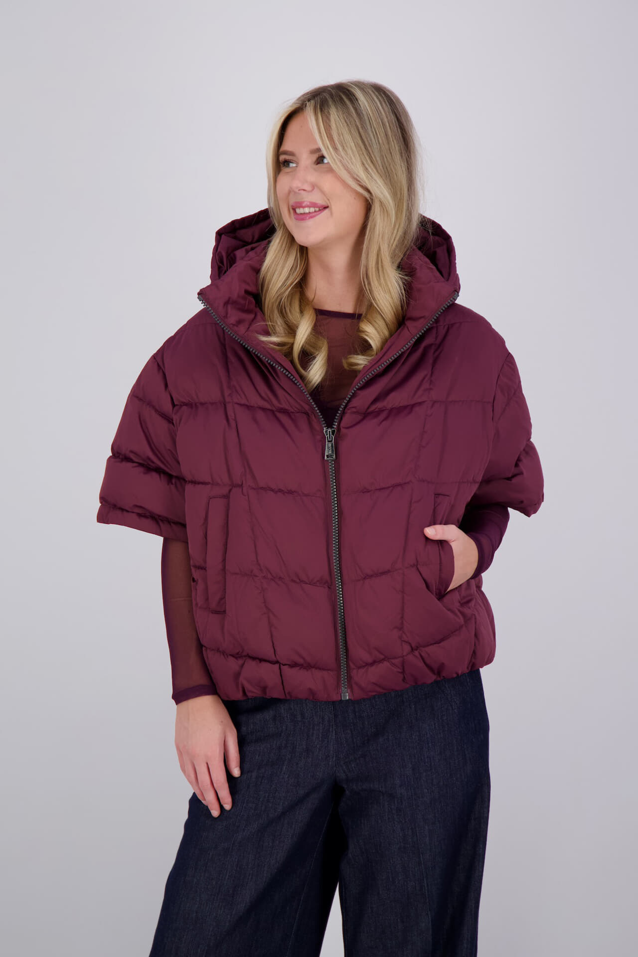 Anna Blue Bodywarmer Rohan Bordeaux Rood